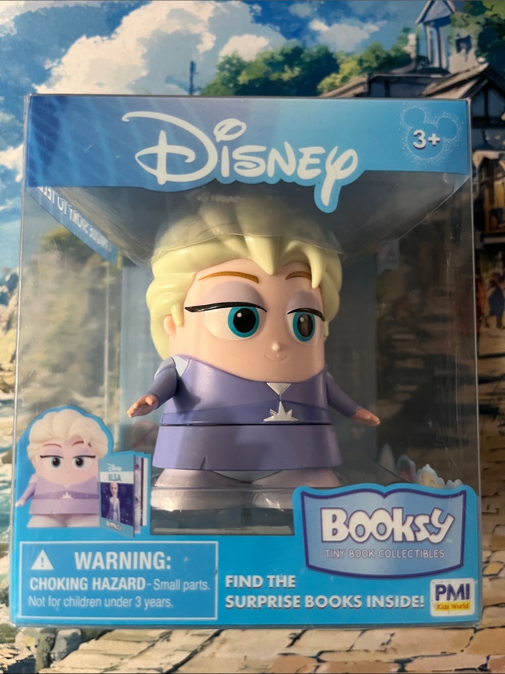 Disney Elsa Purple and Blonde Booksy Collectible Figure